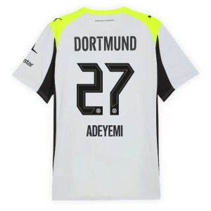 Borussia Dortmund Karim Adeyemi #27 Jalkapallovaatteet Vieraspaita 2025-26 Lyhythihainen